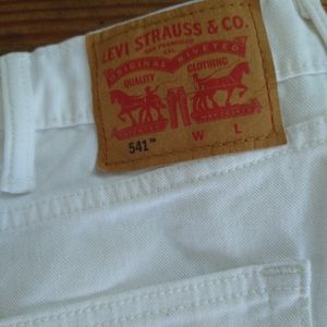 Levi's Men's White Jeans 541. 48x30